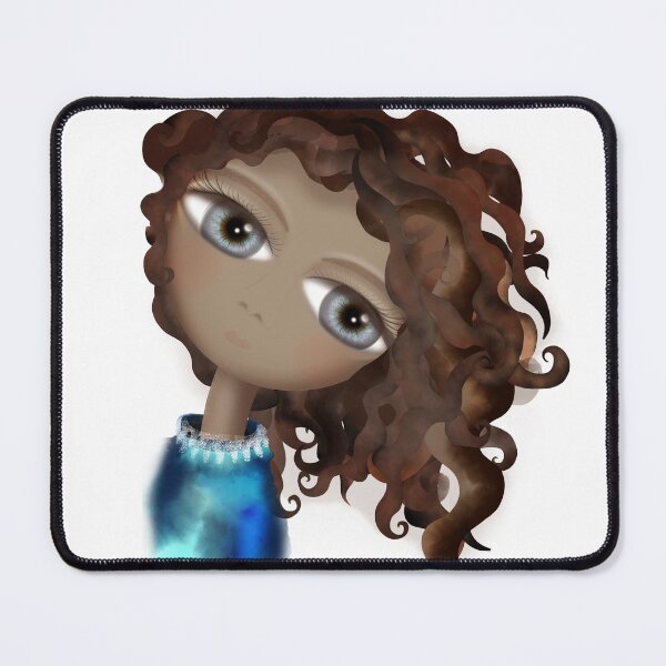Item preview, Huge eyes Sunkissed doll earthy brown hair light eyes - Ruth Fitta-Schulz designed and sold by rupydetequila.