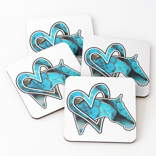 Item preview, Turquoise Heart Horse designed and sold by Heather-Elmore.