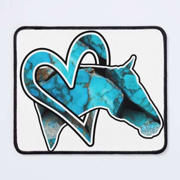 Item preview, Turquoise Heart Horse designed and sold by Heather-Elmore.