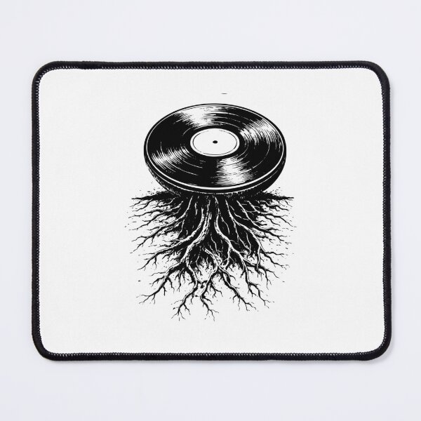 Item preview, The Root of Music Vintage Retro Vinyl Record Japanese Kanji Aesthetic designed and sold by gunaone-design.