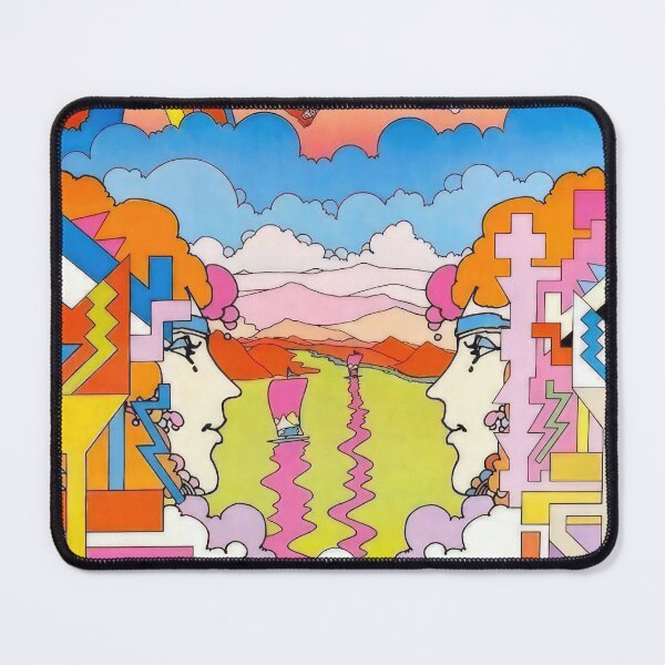 Aperçu de l'œuvre Peter Max (21) - Style Peter Max : Pop Art psychédélique — Couleurs vives, style rétro cosmique années 60 créée et vendue par KirstenShShop.