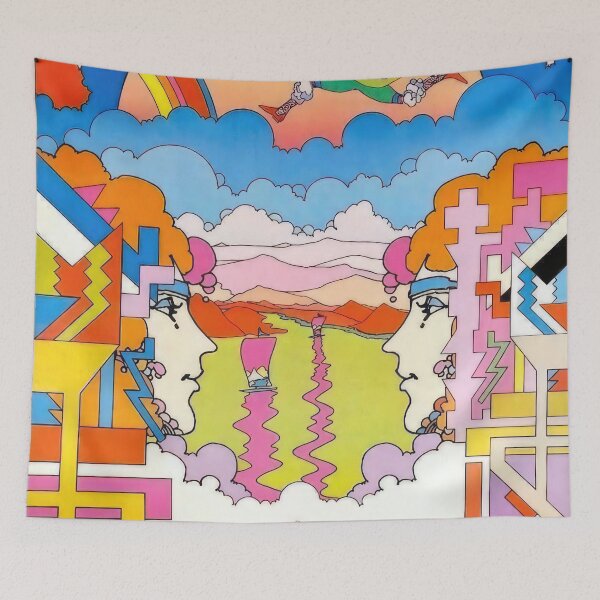 Item preview, peter max (21) - Peter Max Style Psychedelic Pop Art — Bold Colors Cosmic Retro 60s Print designed and sold by KirstenShShop.