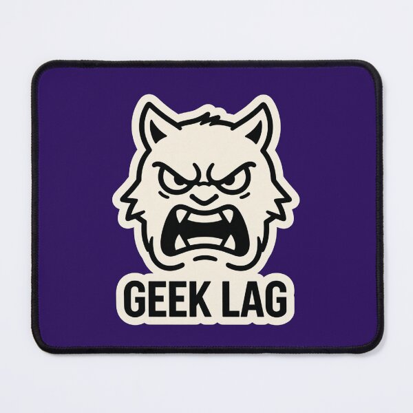 Item preview, LAG – Relatable Gamer Rage Minimalist Sticker designed and sold by MerlinWear.