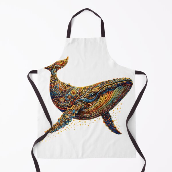Item preview, Ocean Whale Zentangle Art Design designed and sold by Zaru Zentangle Studio.