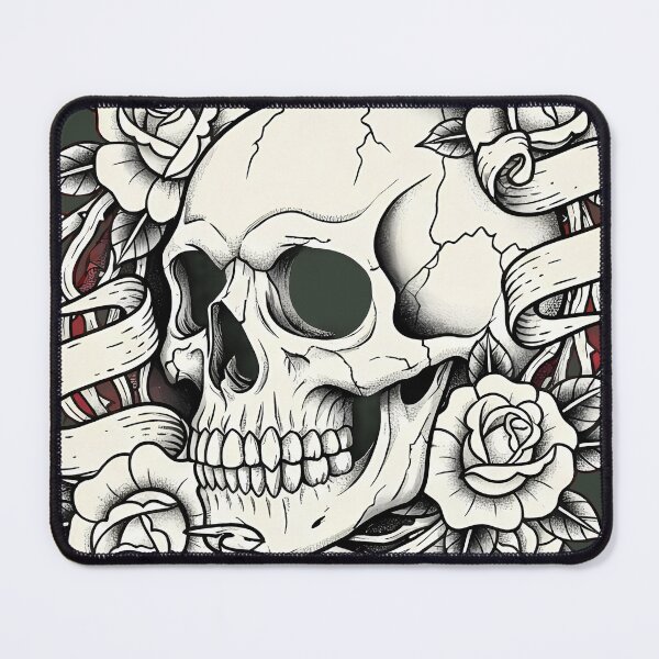 Item preview, Dark Romance Skull Rose Artwork designed and sold by Ekracreatives.