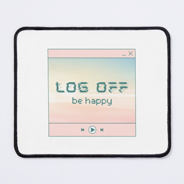 Item preview, log off, be happy // y2k aesthetic designed and sold by zlivy.
