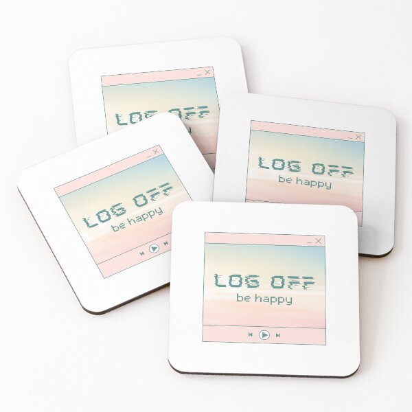 Item preview, log off, be happy // y2k aesthetic designed and sold by zlivy.