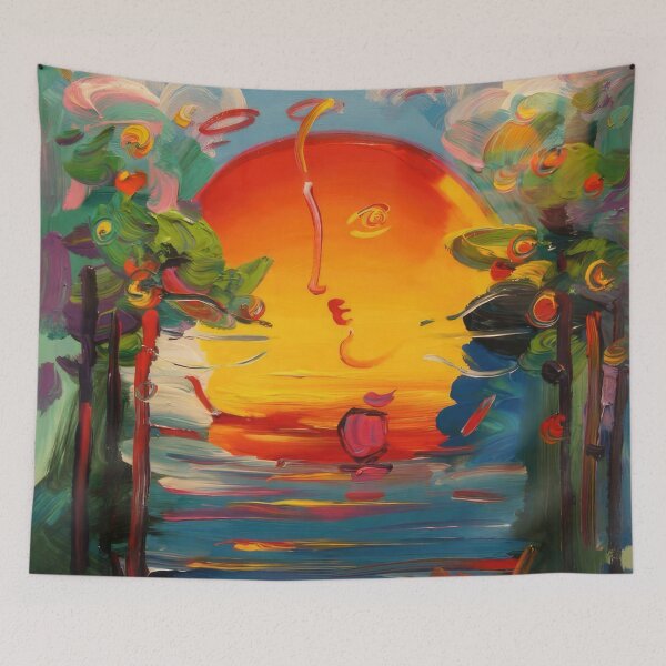 Item preview, peter max (24) - Peter Max Style Psychedelic Pop Art — Bold Colors Cosmic Retro 60s Print designed and sold by KirstenShShop.