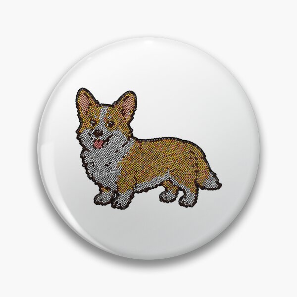 Item preview, Corgi Dot Art Mosaic designed and sold by MSBM Designs.