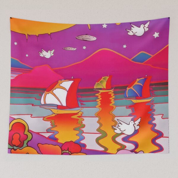Item preview, peter max (26) - Peter Max Style Psychedelic Pop Art — Bold Colors Cosmic Retro 60s Print designed and sold by KirstenShShop.