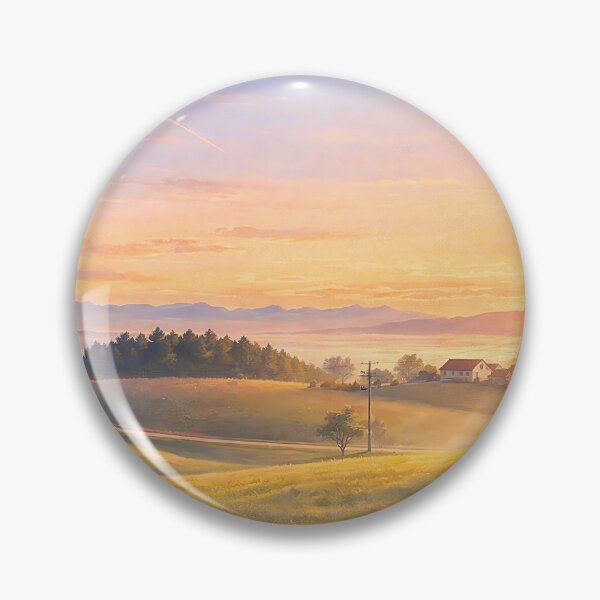 Artikelvorschau, Dreamy Anime Sunset Landscape – Peaceful Golden Hour Nature entworfen und verkauft von peacefulframes.art.