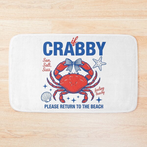 Item preview, If Crabby Please Return To The Beach T-Shirt  Funny Salty Sun Sassy Crab Humor  Summer Vacation Gift designed and sold by Shivartdesign36.