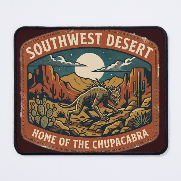 Item preview, Southwest Desert – Home of the Chupacabra designed and sold by ElNiro.