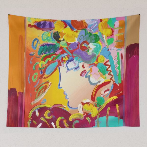 Item preview, peter max (29) - Peter Max Style Psychedelic Pop Art — Bold Colors Cosmic Retro 60s Print designed and sold by KirstenShShop.