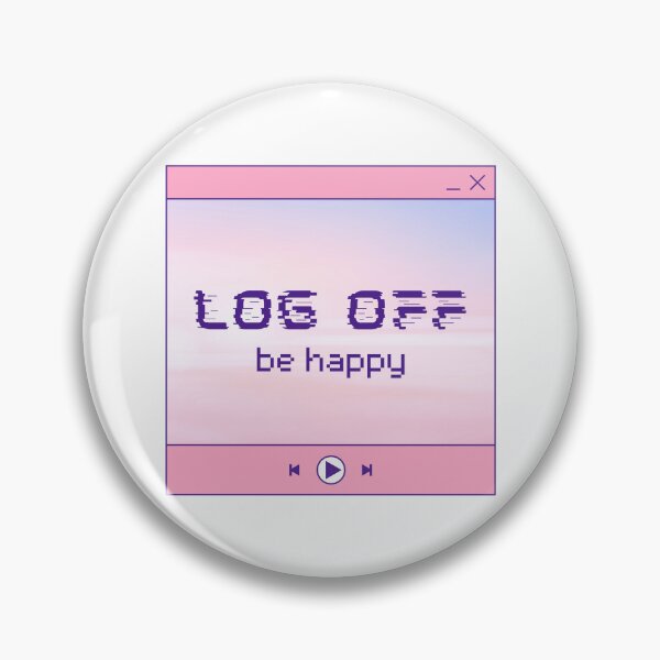 Item preview, log off, be happy // y2k aesthetic designed and sold by zlivy.