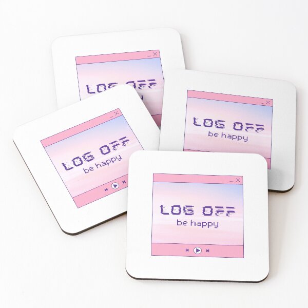 Item preview, log off, be happy // y2k aesthetic designed and sold by zlivy.