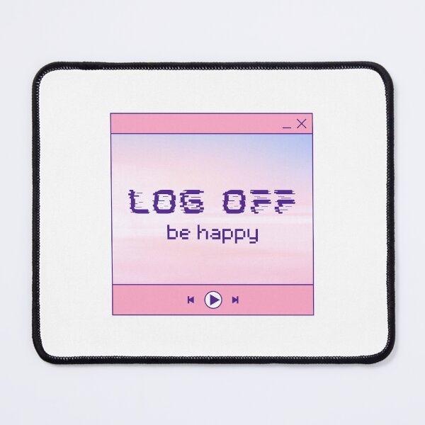 Item preview, log off, be happy // y2k aesthetic designed and sold by zlivy.
