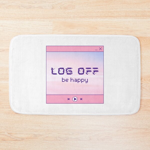 Item preview, log off, be happy // y2k aesthetic designed and sold by zlivy.