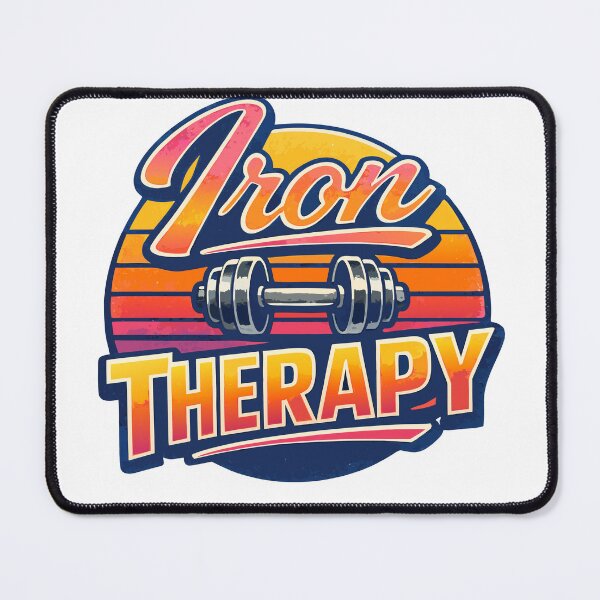 Item preview, Iron Therapy Gym Motivation designed and sold by athenaVart.