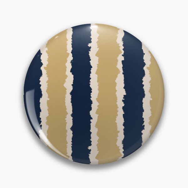 Item preview, Mustard Yellow and Deep Indigo Torn Edge Stripe Pattern designed and sold by DapperStudioByL.