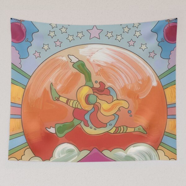 Item preview, peter max (31) - Peter Max Style Psychedelic Pop Art — Bold Colors Cosmic Retro 60s Print designed and sold by KirstenShShop.
