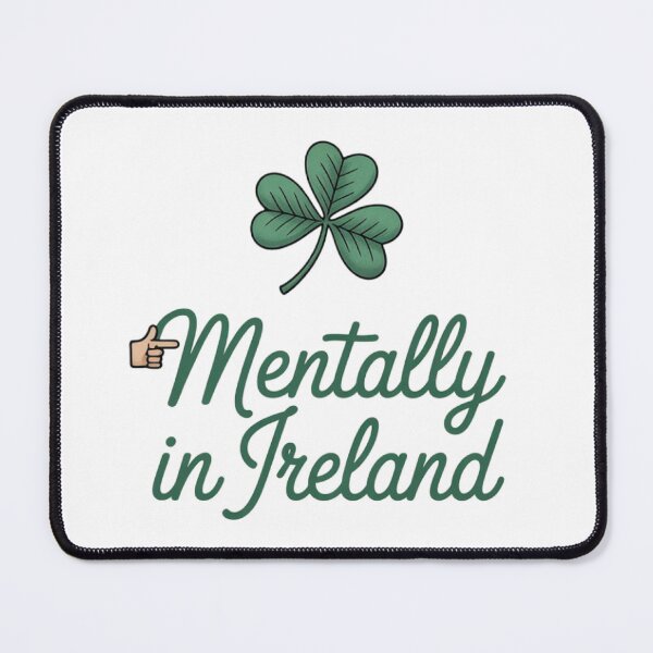 Item preview, Mentally in Ireland Shirt Funny Travel Lover Gift designed and sold by SHop25souka.