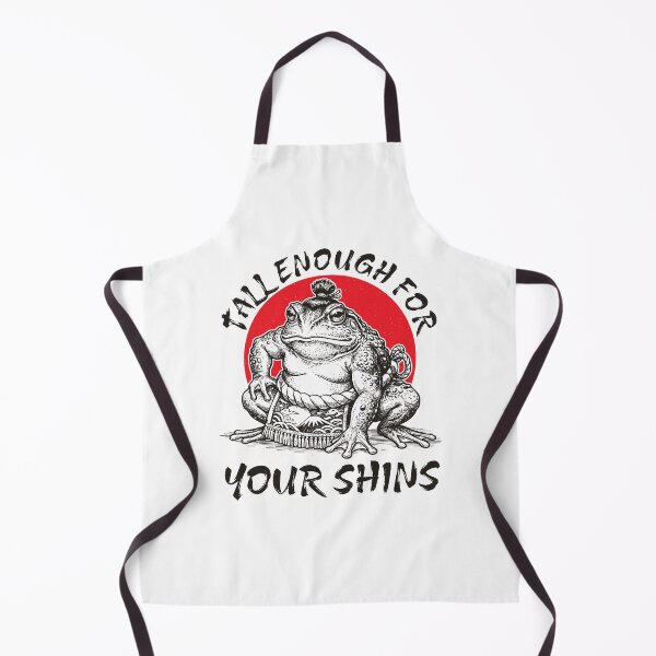 Item preview, Tall Enough For Your Shins Funny Frog Sumo Wrestler Humor designed and sold by gunaone-design.
