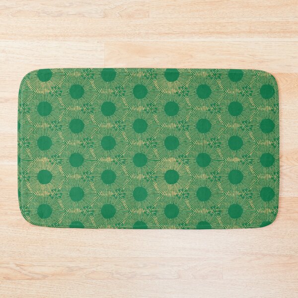 Item preview, Sunflower Mirage Print - Emerald Green & Gold designed and sold by Daniel Bevis Design.