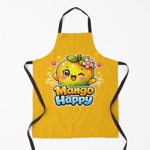 Item preview, Mango Happy Kawaii – Cute Happy Mango designed and sold by apanoracar.