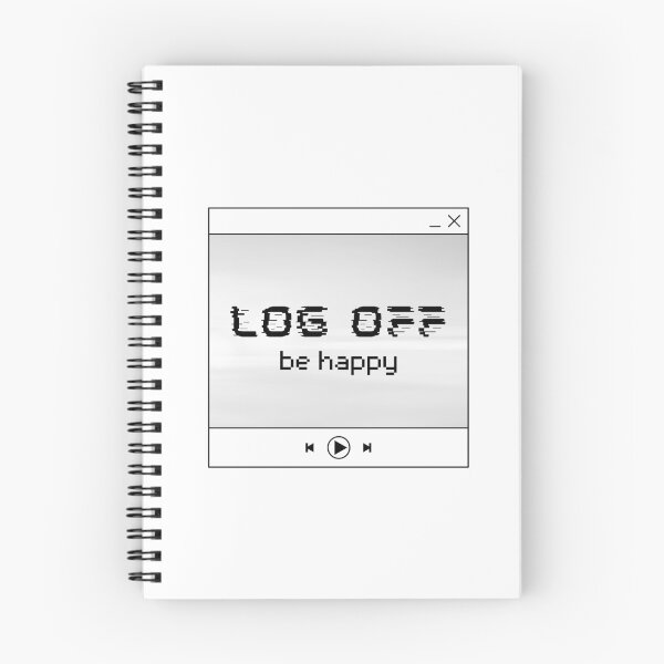 Item preview, log off, be happy // y2k aesthetic designed and sold by zlivy.