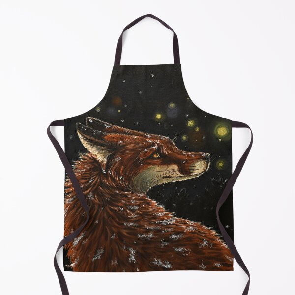 Item preview, Cold Night - a fox in the first snow of the year designed and sold by Nekospencilart.