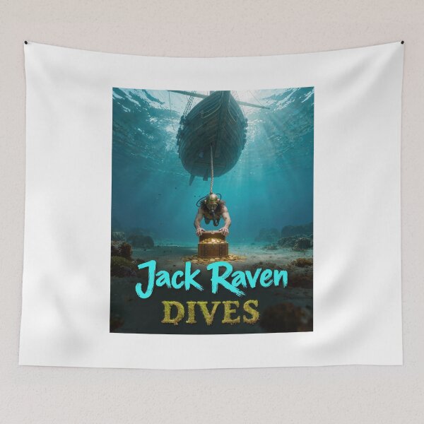 Item preview, Jack Raven Dives Print designed and sold by Lichentroupe63.