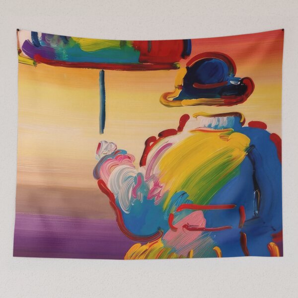Item preview, peter max (38) - Peter Max Style Psychedelic Pop Art — Bold Colors Cosmic Retro 60s Print designed and sold by KirstenShShop.