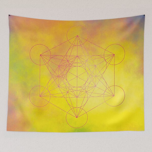 Item preview, ✨ Metatron's Cube – Golden Light & Solar Power designed and sold by Herami.