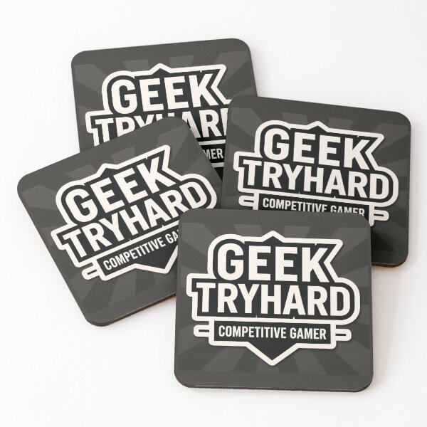 Item preview, TRYHARD – Competitive Gamer Minimalist Sticker designed and sold by MerlinWear.