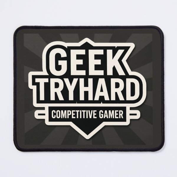 Item preview, TRYHARD – Competitive Gamer Minimalist Sticker designed and sold by MerlinWear.