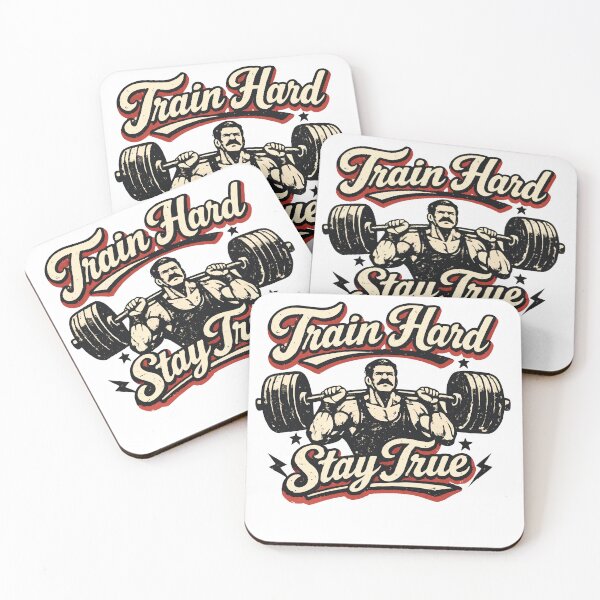 Item preview, Train Hard Stay True Gym Motivation Fitness designed and sold by athenaVart.