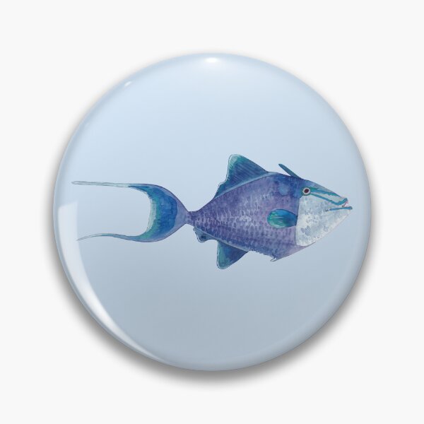Item preview, REDTOOTH TRIGGERFISH-Odonus niger designed and sold by BEATRIZ ABAITUA.