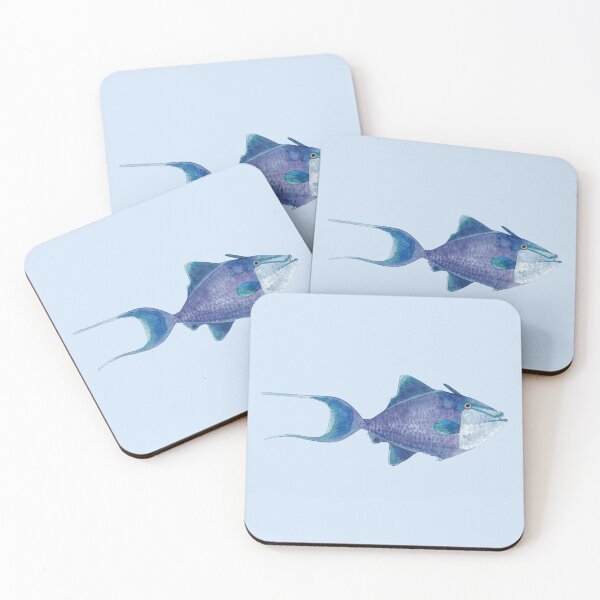 Item preview, REDTOOTH TRIGGERFISH-Odonus niger designed and sold by BEATRIZ ABAITUA.
