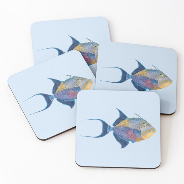 Item preview, QUEEN TRIGGERFISH-Balistes vetula designed and sold by BEATRIZ ABAITUA.