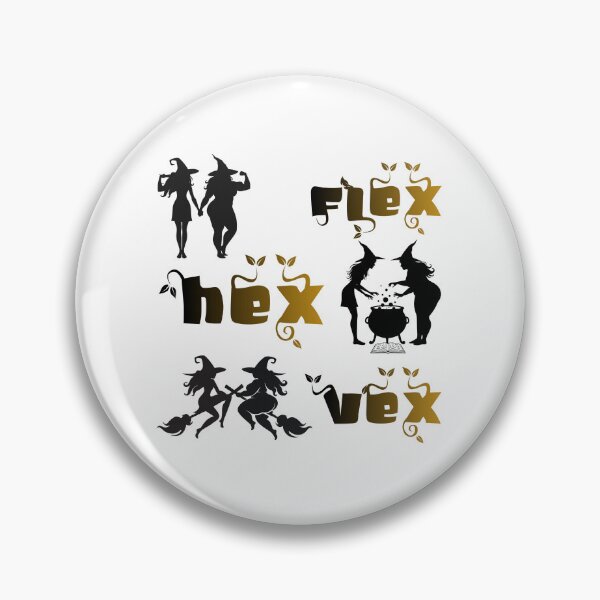 Item preview, Flexing, Hexing and Vexing | Body Solidarity Fat and Thin Witches designed and sold by dickensign.
