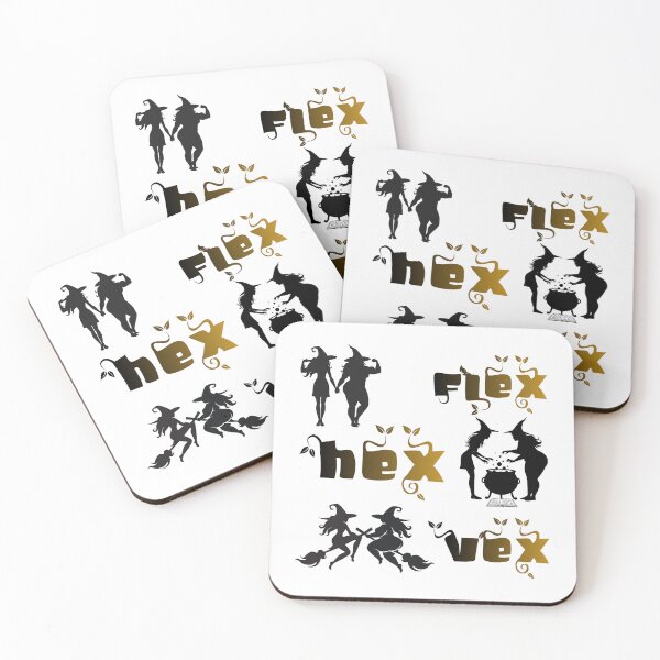 Item preview, Flexing, Hexing and Vexing | Body Solidarity Fat and Thin Witches designed and sold by dickensign.