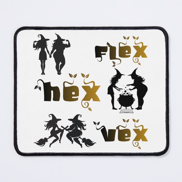Item preview, Flexing, Hexing and Vexing | Body Solidarity Fat and Thin Witches designed and sold by dickensign.