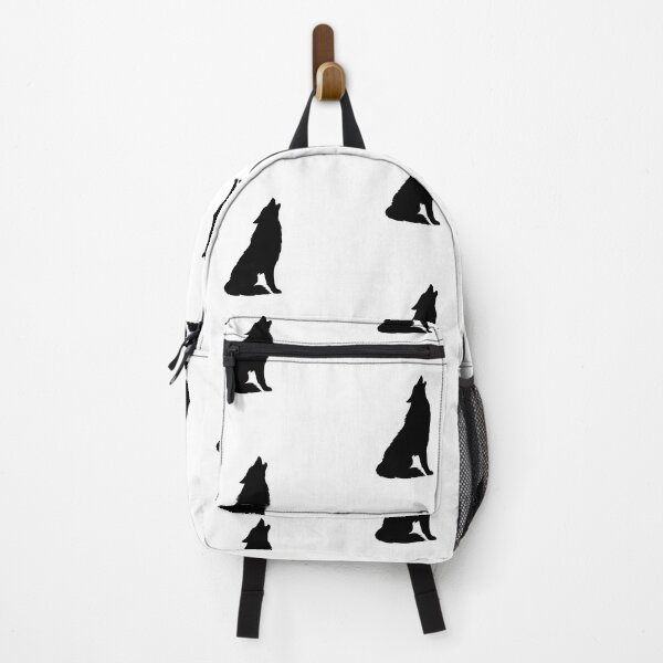 Item preview, Howling Wolf Silhouette – Minimal Dark Aesthetic Design designed and sold by lee112-.