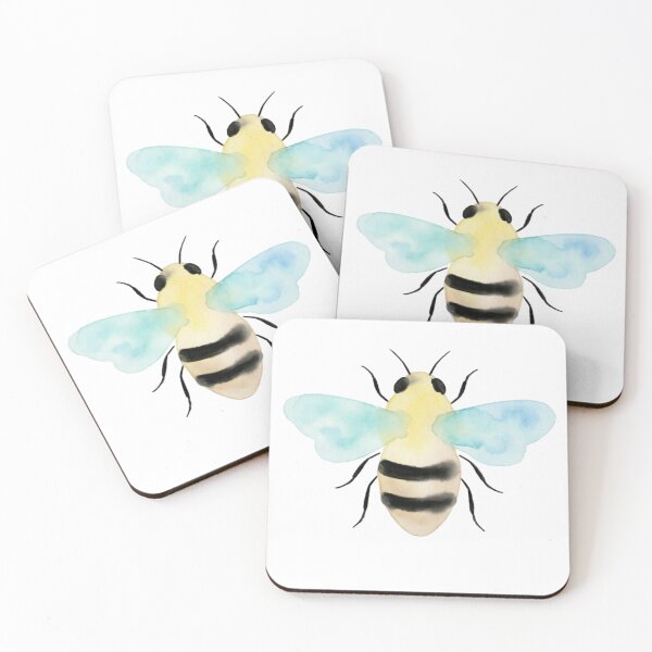 Item preview, oneybee Blue Wings Bird's Eye designed and sold by Prints by Mat.
