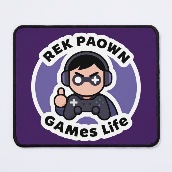 Item preview, Respawn Game Life – Minimalist Gamer Quote Sticker designed and sold by MerlinWear.