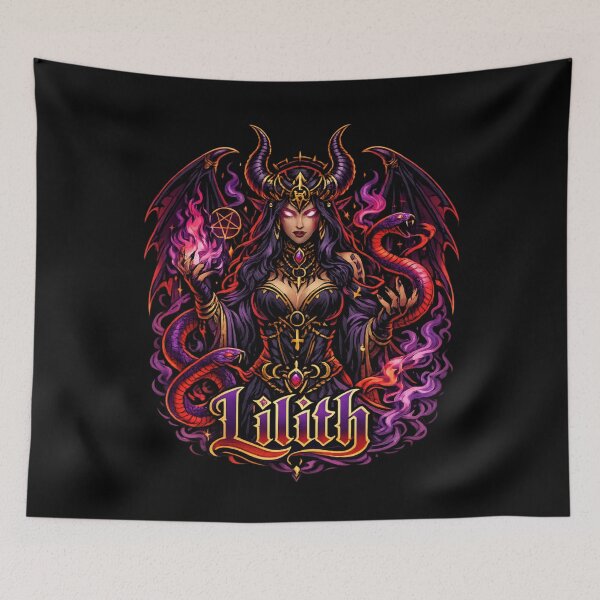 Item preview, Lilith Serpent Queen - Dark Gothic Occult designed and sold by SidTastic .