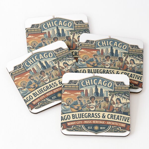 Item preview, Chicago - Bluegrass & Creative Arts designed and sold by 337Shirts.