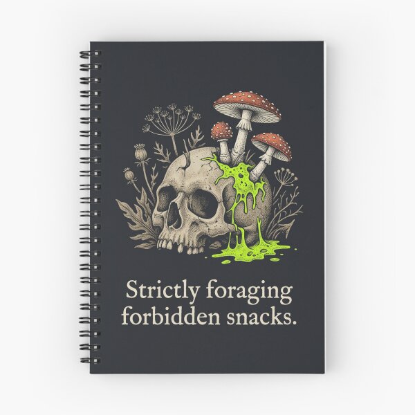 Item preview, Macabre Amanita Muscaria Skull Field Guide designed and sold by Teeflex.