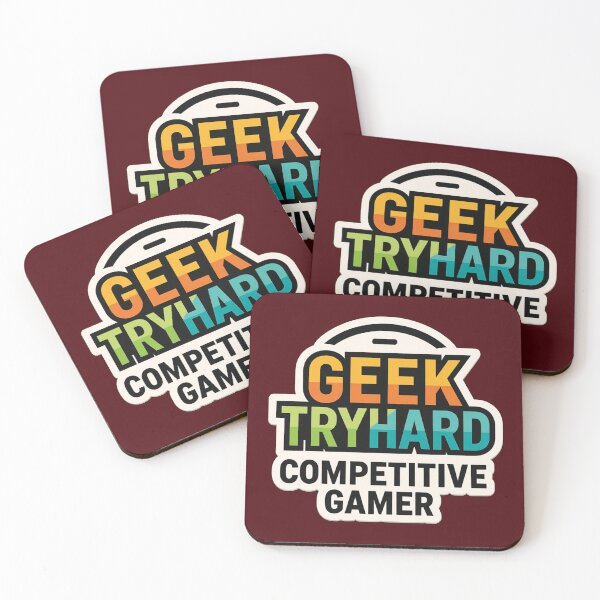 Item preview, Geek Tryhard – Funny Competitive Gamer Minimalist Sticker designed and sold by MerlinWear.
